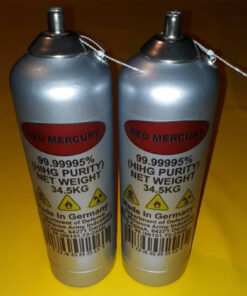 Pure Red liquid mercury
